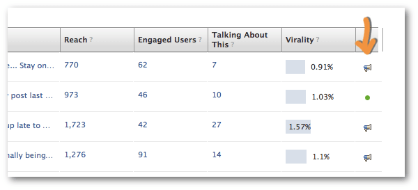 fizetett Facebook Web Insights