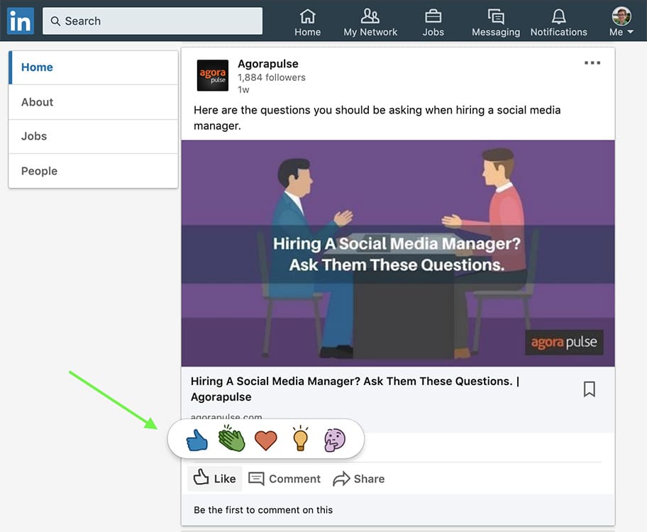 Should You Care About Linkedin Reactions Agorapulse 3473