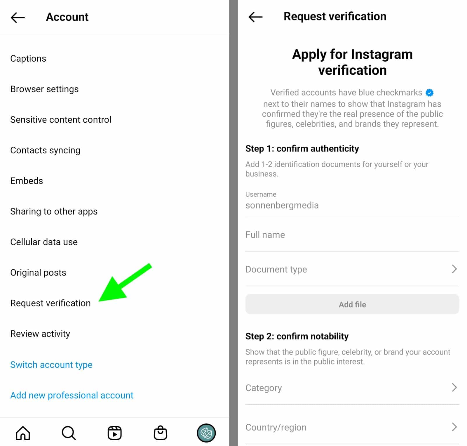 How to Verify Your Instagram Account