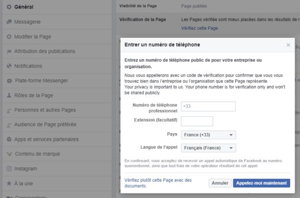 Vous pouvez désormais faire vérifier votre compte Facebook ou Instagram pour  17 € par mois