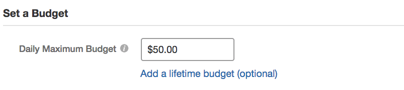 quora maximum budget