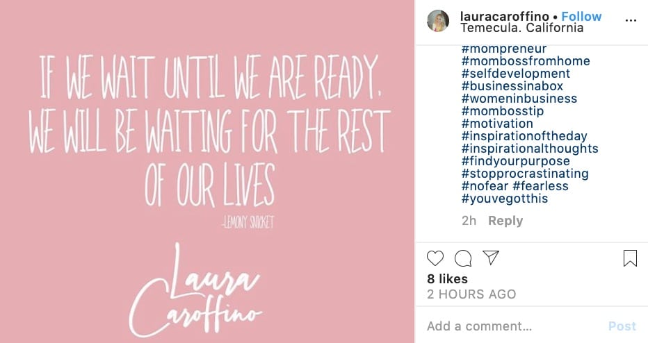 motivational posts on instagram